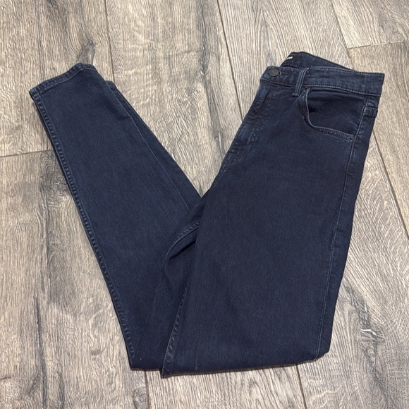 NEW • GRLFRND • Kendall Super High Rise Skinny Don’t Lose Me Dark Blue 27 - Picture 4 of 6